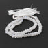 1 Strand White Rainbow Moonstone Faceted Rondelles Beads-Round Beads 6mm-8mm 12 Inches BR2815