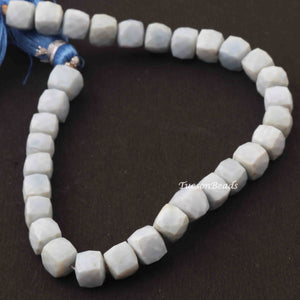 1 Strand Blouder  Opal Faceted Cube Briolettes- Box shape Briolettes 8mm-9mm 8 Inch BR2811 - Tucson Beads