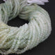 5 Strands Prehnite Gemstone Balls, Semiprecious beads 13.5 Inches Long- Faceted Gemstone  4mm Jewelry RB0106 - Tucson Beads