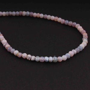 5 Strands Lavender Opal Gemstone Balls, Semiprecious beads 13 Inches Long- Faceted Gemstone  4mm Jewelry RB0103 - Tucson Beads