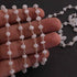 5 Feet White Rainbow Moonstone  Rondelles Rosary Style Silver Plated Beaded Chain- 3mm-5mm- White Rainbow Moonstone Silver wire Chain  SC265