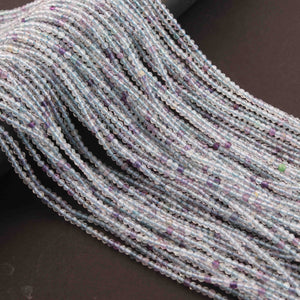 5 Strands Blue Fluorite Gemstone Balls Beads, Semiprecious  Balls Beads  -2mm-13 Inches RB0253 - Tucson Beads