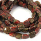 1 Strand Unakite Faceted Chicklet Beads- Faceted Chicklet Briolettes - 7mm-10mm 8 Inches BR1821 - Tucson Beads
