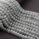 1 Strands Green Chalcedony Silver Coated Smooth Rondelles Beads - 7mm-12mm  8 Inch BR1805 - Tucson Beads