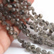 1 Strand Black Rutile Faceted  Briolettes  -Heart Shape Briolettes  8mm -10 Inches BR1687 - Tucson Beads
