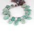 1  Strand Amazonite Faceted Fancy Shape Briolettes  - Faceted Briolettes - 19mmx10mm-26mmx14mm 8 Inches BR1804