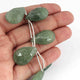 1  Strand  Green Rutile Faceted Briolettes -Pear  Shape  Briolettes - 20mmx13mm-29mmx19mm-10 Inches BR1831 - Tucson Beads