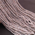 AAA  Gray Silverite  Micro Faceted 3mm  Beads -RB476
