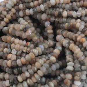 5 Strands Cats Eye Gemstone Balls, Semiprecious beads 13 Inches Long- Faceted Gemstone -4mm Jewelry RB0113 - Tucson Beads