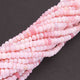 1 Long Strand Pink Opal  Faceted  Rondelles Beads -Pink Opal Roundels Beads 6mm 14  Inches long BR608 - Tucson Beads