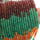 5 Strands Mix stone Faceted Rondelles Beads -Multi Stone Roundle Beads 3mm 13 Inches RB325 - Tucson Beads