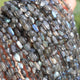 5 Strand Labradorite  Smooth Briolettes  -Assorted Shape Briolette  10mmx4mm - 13 Inches BR0367 - Tucson Beads