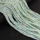 1 Strand Shaded Green Opal  Rondelles - Gemstone Faceted Rondelles -4mm -13 Inch RB0413 - Tucson Beads