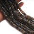 1  Strand Labradorite Faceted Rondelles  - Gemstone Rondelles - 7mmx8mm 11 Inches BR0683