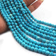 1 Long Strand Turquoise Faceted Round Ball-Roundels Beads 5 mm- 9 Inches  BR0697 - Tucson Beads