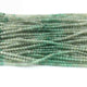 5 Strand Green Rutile Faceted Balls - Ball Beads Gemstone Beads - 3mm -13 Inches - rb0258 - Tucson Beads