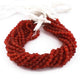 1  Strand Carnelian Faceted Rondelles  - Carnelian  Round Beads,  5mm- 11.5 Inches BR528 - Tucson Beads