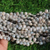 1 Strand Grey Silverite Faceted Pear Shape Briolette 9mmx7mm - 8 Inches BR0368
