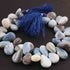 1  Strand  Boulder Opal Smooth Briolettes -Pear Drop Shape  Briolettes  11mmx9mm-25mmx15mm-10 Inches BR02277