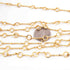 5 Feet Gold Plated Copper Chain - Cable Round  Link Chain - Copper Gold Curb Chain - Soldered Chain 8mm GPC1504