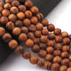 1 Strand  Wooden Stone Best Quality Smooth Round Balls - Smooth Balls Beads - 8mm 14.5 Inches BR0089 - Tucson Beads