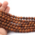 1 Strand Wooden Beads, Best Quality Faceted Round Balls - Smooth Balls Beads - 6mm 15 Inches BR0098