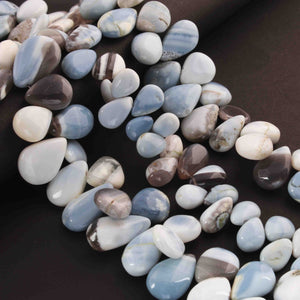 1  Strand  Bolder Opal Smooth Briolettes -Pear Drop Shape  Briolettes  10mmx8mm-20mmx0mm-10 Inches BR02276 - Tucson Beads