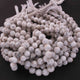 1  Strand Howlite Faceted Rondelles  - Gemstone Rondelles -9mmx10mm 11 Inches BR0686 - Tucson Beads