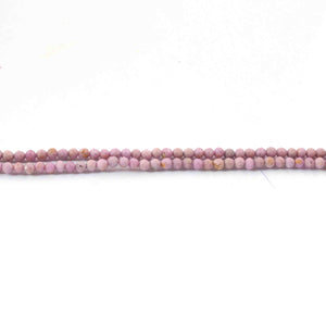5 Strand Shaded Lavender Opal Faceted Ball  Beads Gemstone  Ball Beads -3mm-12.5 Inches RB0280 - Tucson Beads