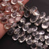 1  Strand Green Amethyst Smooth Briolettes -Pear Shape Briolettes 8mmx7mm-25mmx13mm -9 Inches BR02286