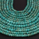1  Long Strand Amazonite   Faceted Roundells -Round  Shape  Roundells 5mm-7mm-12.5 Inches BR02280 - Tucson Beads