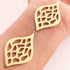 5 Pcs 24k Gold Plated Leaf Copper Charm Pandent, Designer Leaf  Charm, Jewelry Making Tools, 51mmx28mm GPC1459