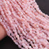 1 Long Strands Pink Opal Smooth Oval Shape Briolettes - Pink Opal Oval Beads - 5mmx5mm-12mmx6mm -12 inches BR02279