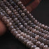 1 Strand Gray Moonstone Silver Coated  Faceted Rondelles  - Gemstone Rondelles  8mm-9mm 14 Inches BR0666