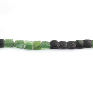 1  Long Strand Seraphinite Faceted Briolettes -Square Shape Briolettes -8mmx8mm-12mmx9mm-10 Inches BR01744 - Tucson Beads
