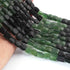 1  Long Strand Serpentine Faceted Briolettes -Square Shape Briolettes -8mmx8mm-12mmx9mm-10 Inches BR01744