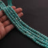 1  Long Strand Amazonite   Facered Rondelles - Roundelle Beads  6mm-8mm-12.5 Inches BR02289
