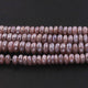 1 Long Strand Peach Moonstone Silver Coated Faceted Rondelles -Round Shape Roundels 9mm-11mm 14 Inches BR0678 - Tucson Beads