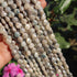 1  Strand Grey  Silverite Faceted Gemstone  Heart Shape Briolettes  - 8mm-9mm -8 Inches BR0312