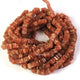 1 Long Strand Sun Stone Heshi Smooth Briolettes  -Square Shape  Briolettes  5mm- 16 Inches BR2205 - Tucson Beads