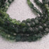 1 Strand Serpentine Faceted Coin Shape Briolettes - Coin Beads 10mmx9mm 7mmx7mm, 7.5 Inches BR0297