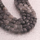 1 Strand Black Rutile Faceted Briolettes -Box Shape Beads  Briolettes 9mm -8.5 Inches BR0469 - Tucson Beads