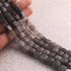 1 Strand Black Rutile Faceted Briolettes -Box Shape Beads  Briolettes 9mm -8.5 Inches BR0469 - Tucson Beads
