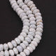 1 Strand Silverite  Faceted Roundel Beads,Semi Precious Beads,Gemstone Beads 8mmx9mm 8 inch BR922 - Tucson Beads