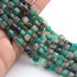 1 Strand Mix Stone Faceted Cube Briolettes - Box Shape Beads - 5mmx7mm-7mmx8mm - 8 Inches BR02613