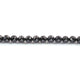 1 Long Strand Black Onyx Faceted  Ball Beads - Gemstone Beads  - Black Onyx Beads 8mm 8 Inches BR01848 - Tucson Beads