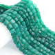 1  Strand Green Onyx Faceted  Briolettes - Cube Shape  Briolettes - 5mm-6mm - 8 Inches BR02615 - Tucson Beads