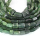1  Long Strand Seraphinite Faceted Briolettes -Square Shape Briolettes -7mmx7mm-14mmx8mm-10 Inches BR01743 - Tucson Beads