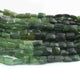 1  Long Strand Seraphinite Faceted Briolettes -Square Shape Briolettes -7mmx7mm-14mmx8mm-10 Inches BR01743 - Tucson Beads