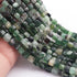 1 Strand Serpentine Faceted Cube Briolettes - Box Shape Beads - 5mmx6mm-7mmx8mm - 8.5 Inches BR02600